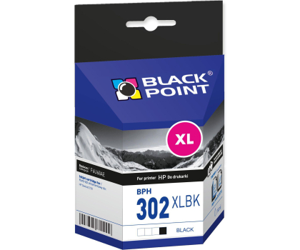 Tusz BLACK POINT BPH302XLBK Zamiennik do HP302XL F6U68AE
